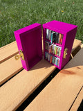 Mini Bookshelves with Removable Books